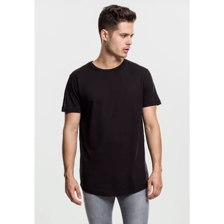 Urban Classics - Shaped Long Heren T-shirt - XS - Zwart