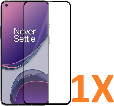 Volledige dekking Screenprotector Glas - Tempered Glass Screen Protector Geschikt voor: OnePlus 8T / OnePlus 8T 5G - 1x