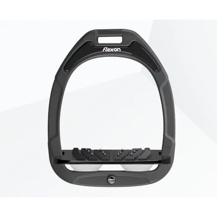 Ultra Grip Inclinatie Stijgbeugels Antraciet/Zwart/Wit Flex-On Green Composite