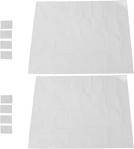 Projectorscherm Sets - Raamfolie Projectie - Feestelijke Decoratie - Hoge Definitie Effect - 22 x 20 x 3 cm - Wit