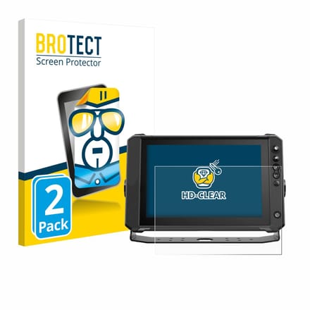 BROTECT - Screenprotector voor Lowrance Elite FS 10 - Folie Beschermfolie transparant 2 Stuks