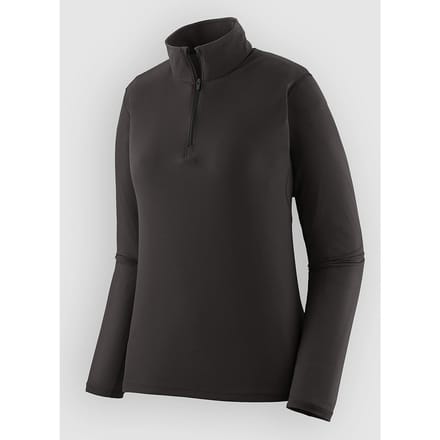 Patagonia Cap LW Zip Neck Base Layer Top zwart