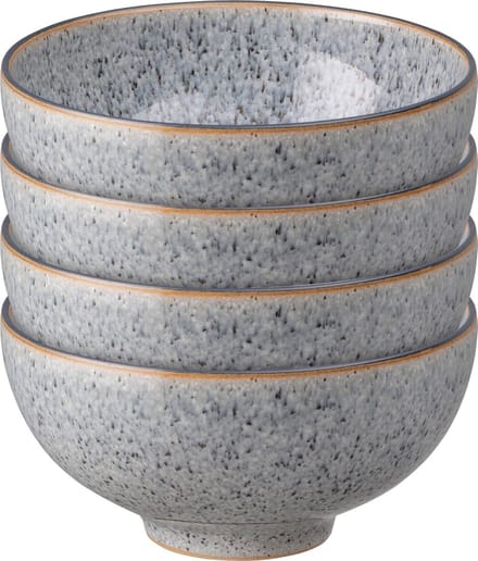 Denby | Studio Grey Rijstkom Set van 4 480 ml