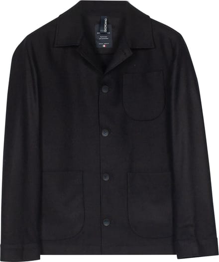 Giordano - Vittorio - Overshirt - Wolmix Tussenjas - Donkerblauw - 527501-60