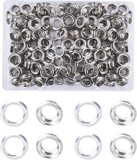 Complete gereedschapsset met 200 stuks, 12 mm ogen, ideaal voor klussen en hobbyprojecten
