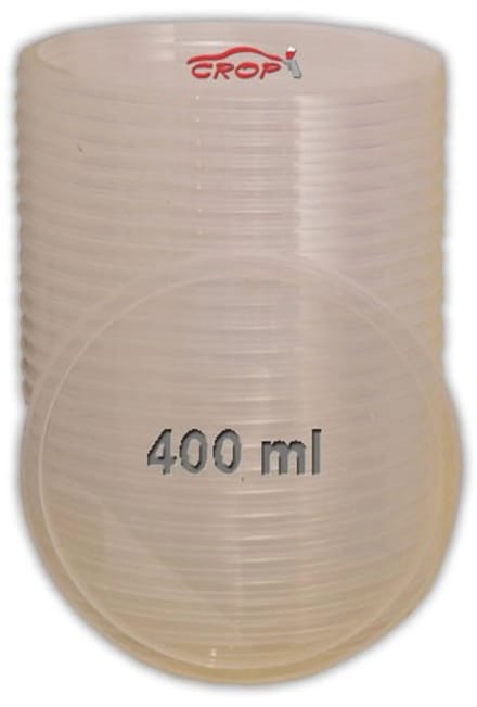 Deksels voor FINIXA Mengbekers 400ml - 50 stuks
