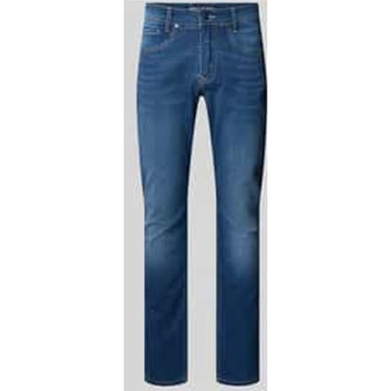 Regular fit jeans van katoenmix