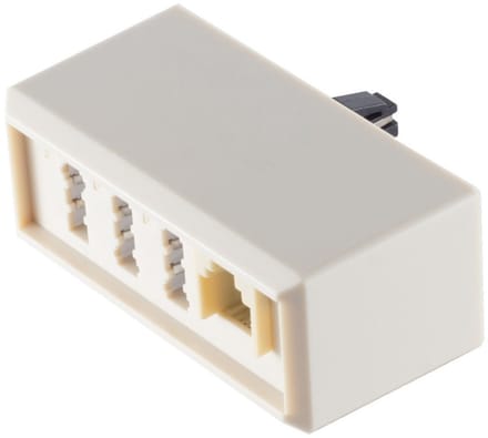 TAE-F (m) - 2x TAE-F + TAE-N + RJ11 (v) aansluitbox