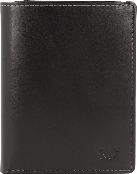Braun Büffel Arezzo Portemonnee RFID Leer 10 cm - Jongens - Staand formaat - schwarz