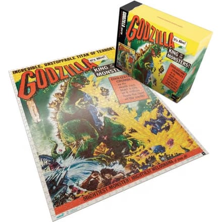 Super7 1000pc Godzilla King of the Monsters Puzzle (U.S. release one sheet poster)