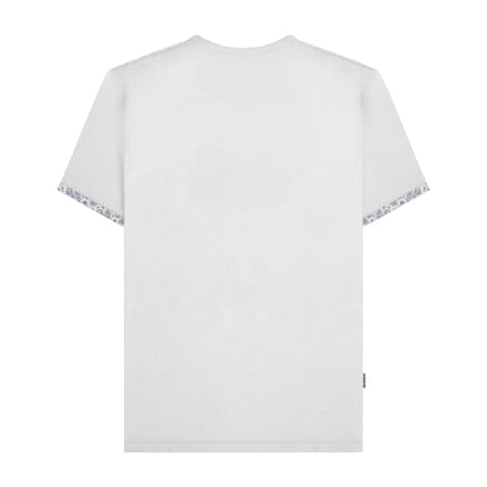 Lambretta Heren SS25 Paisley Target T-Shirt (Wit)