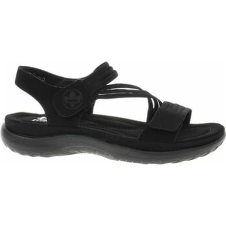 Rieker Sandals 64870, Vrouwen, Zwart, Sandalen, maat: 37