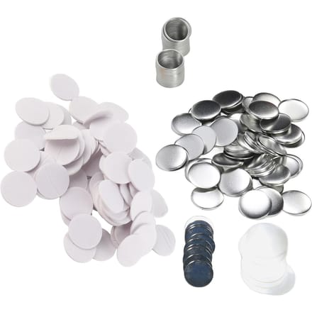 100 Sets 58mm Spiegel Ronde Buttons Onderdelen DIY Blanco Roestvrij Blik Button Maker Benodigdheden voor