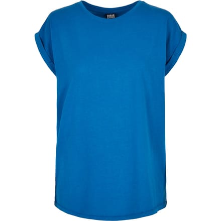 Urban Classics - Extended Shoulder Dames Tshirt - S - Blauw