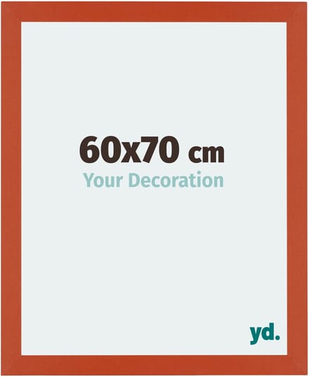 Your Decoration - Fotolijst 60x70 cm - MDF - Oranje - Mura