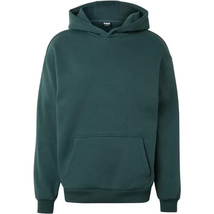 Urban Classics - Fluffy Hoodie/trui - 5XL - Donkergroen