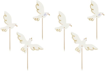 Cupcaketoppers Duiven (6 stuks)
