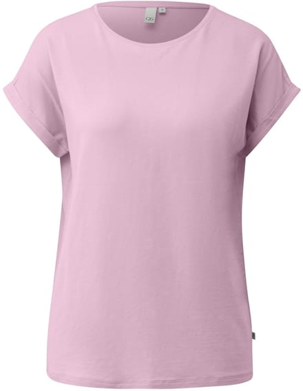 Q/S designed by - Dames t-shirt - Maat XS - Vrouwen - MARINE - Lyocell