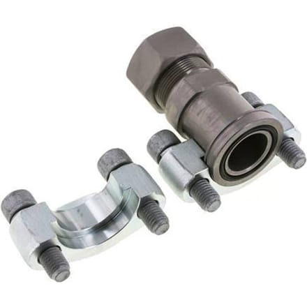 1-1/4'' SAE Flens 6000 psi Staal met 30S (M42x2) ISO 6162-2