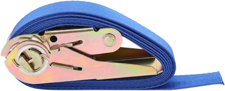 Spanband - Ladingzekering - Transport Zekeren - Verstelbare Ratel - 25mm x 2m - Blauw