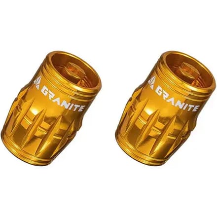 Ventieldopjes Granite Design CNC Schrader/Demonte Obus Juicy Nipples (x2)