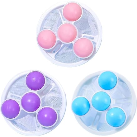 3 Stuks Push Bubble Wasmachinestukken Wasmachinestukken Multifunctioneel Geen Knoopvorming Wasmachine white