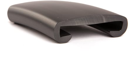 Rubbermagazijn - Trapleuningprofiel - PVC - zwart - BxH=50x8mm - Lengte 5 meter