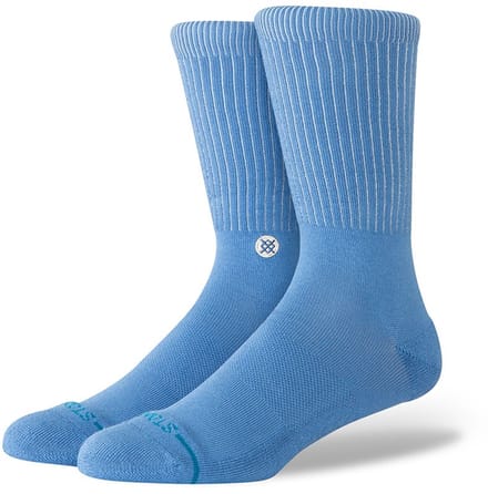 Stance heren casual sokken icon pop crew blauw