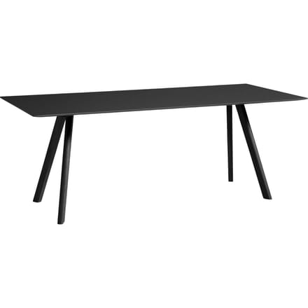 HAY Copenhague CPH30 tafel - zwart - HAYBlackWaterbasedLaquer - 200 x 90 cm
