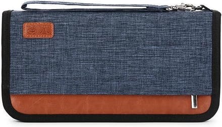 RFID Reis Portemonnee - Blauw