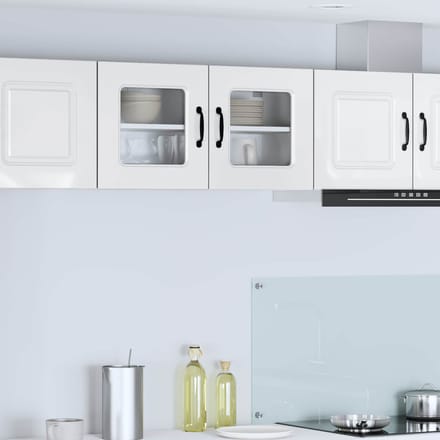 vidaXL - Vaatwasserpaneel - Kalmar - Hoogglans - wit - 80 - x - 31 - x - 40 - cm