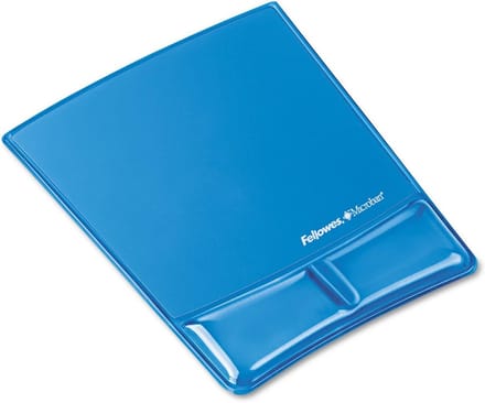 Ergonomische Muismat met Polssteun Kristalblauw