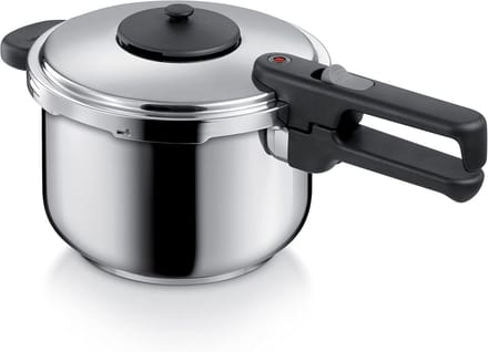 Snelkookpan - Drukpan - Snel Koken - Inductie Geschikt - 4 Liter - Staal