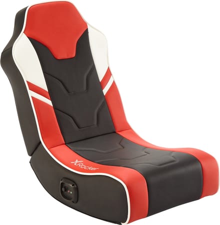 Gamestoel - Shadow - inklapbaar - 2.0 audio - 2 speakers - floor rocker - zwart/rood (X Rocker)