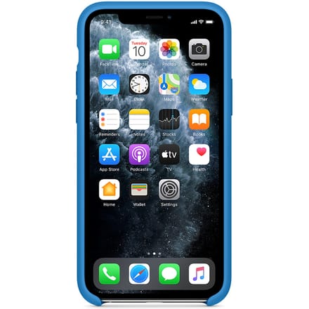 Silicone Backcover voor de Apple iPhone 11 Pro - Surf Blue