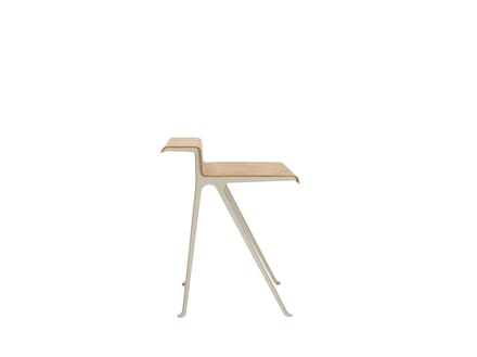 Vitra Courier bureau - krijt gepoedercoat - Eiken naturlijk geolied