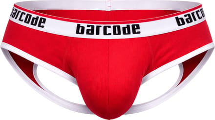 Barcode Berlin Maxime Backless Brief Red - MAAT S - Erotisch Heren Ondergoed - Slip voor Man - Sexy mannen Slip