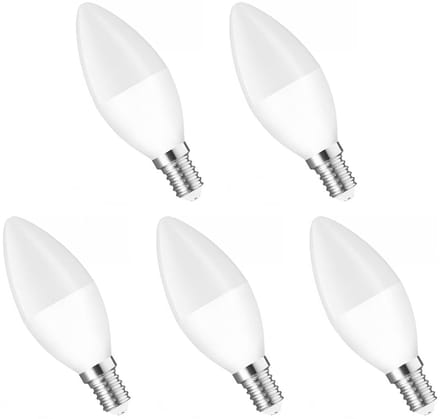 Spectrum Smart LED Lamp E14 4.9W - 230V - 520 Lumen - 2700-6000K - Bluetooth Compatibel - 5 stuks