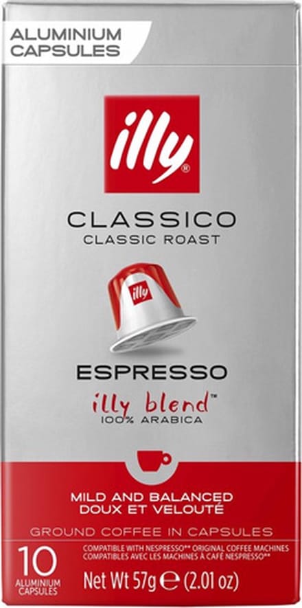 illy Espresso Classico Koffiecups - Intensiteit 5/9 - 10 x 10 capsules
