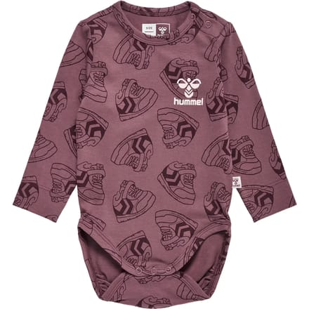 Hummel kinderbody met lange mouwen Hmlsneaker L/S 221108