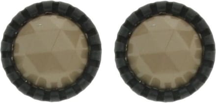 Behave - Oorstekers - Rond 1,3 cm - Taupe