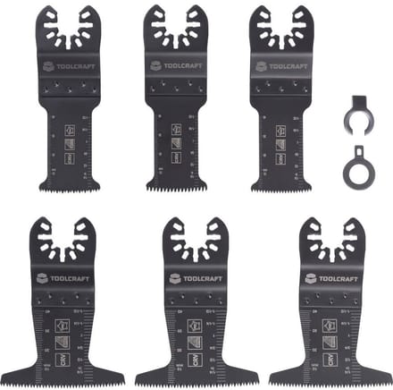 TOOLCRAFT TO-10283856 Multitool toebehorenset Chroom-vanadium staal 3 set(s)