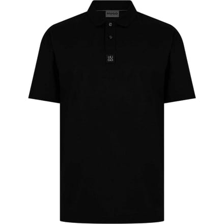 Hugo Mannen Deabono Logo Polo Shirt (Zwart)