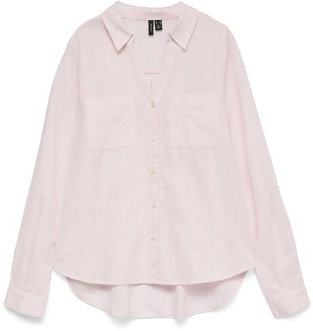 VERO MODA - VMISLUNN L/S BOW SHIRT WVN BTQ - Dames - Blouses