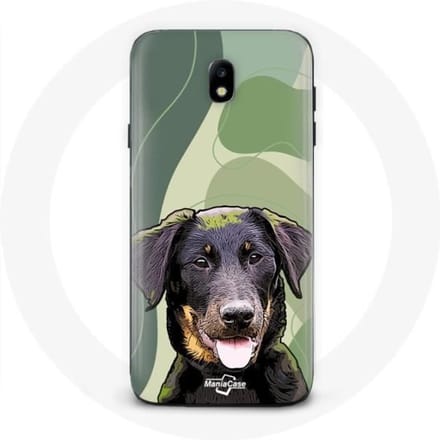 Coque - Samsung - Galaxy J3 2017 - Noir - Beauceron - Souple noir