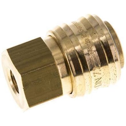 Messing DN 7.2 (Euro) Luchtkoppeling Snelkoppeling G 1/8 inch Binnendraad