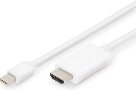 Digitus Mini Displayport 1.2 Naar Hdmi 4K 60Hz Kabel Voor Computer 2M Wit