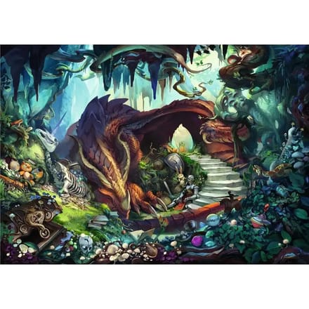 759 stukjes puzzel -ontvlucht - in de drakengrot Ravensburger