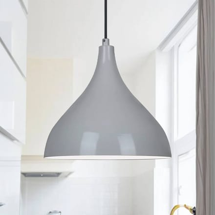 ROYALTECH Hanglamp Adash, grijs, metaal, Ø 26 cm, E27