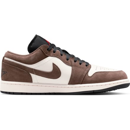 Jordan 1 Low Sneakers Heren - Bruin - Maat 43 - Leer